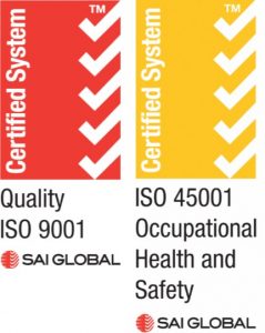 ISO 9001 & 45001 Standards Mark
